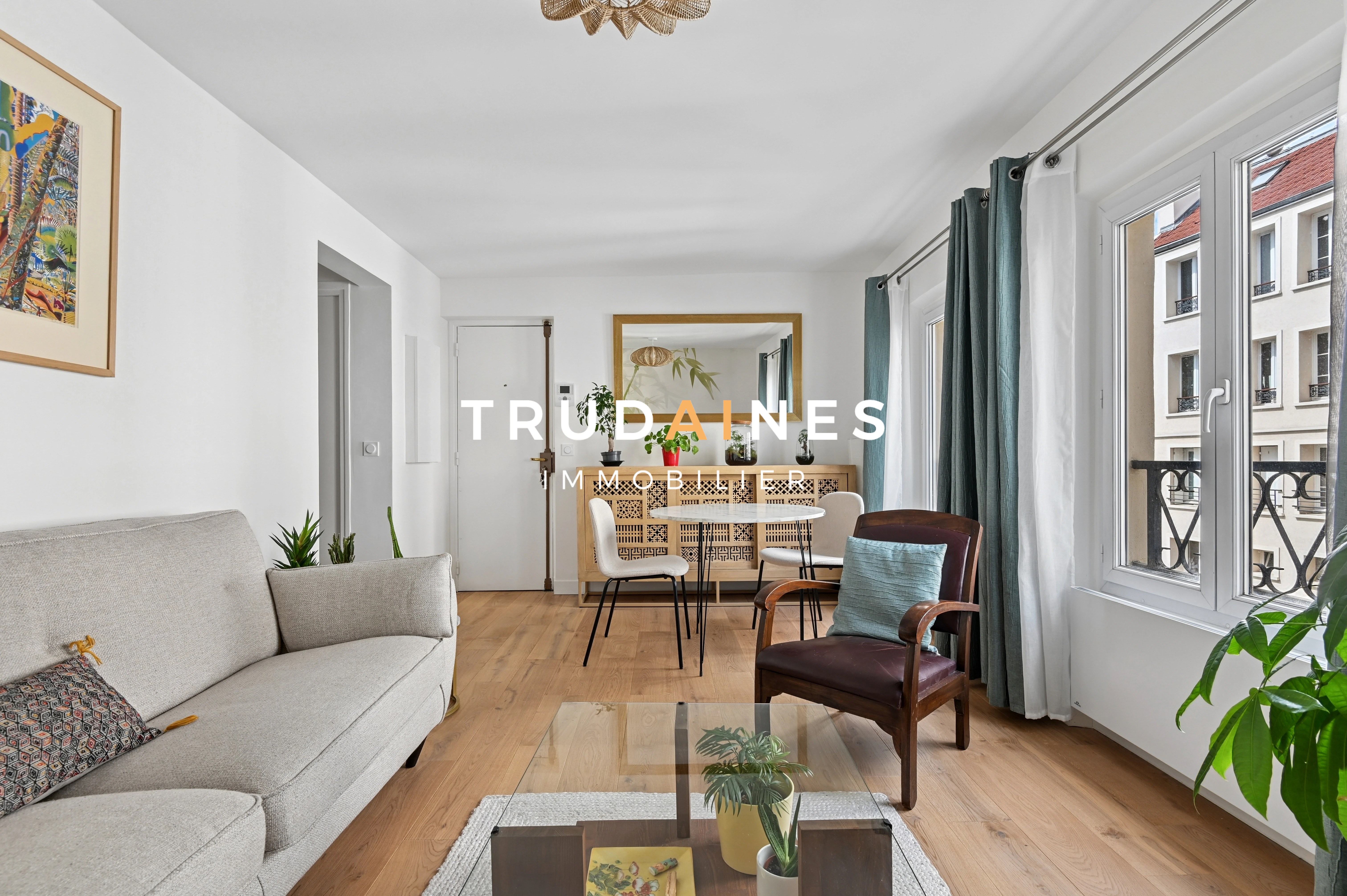 Appartement 3 pièces 64 m² rénové, Batignolles
