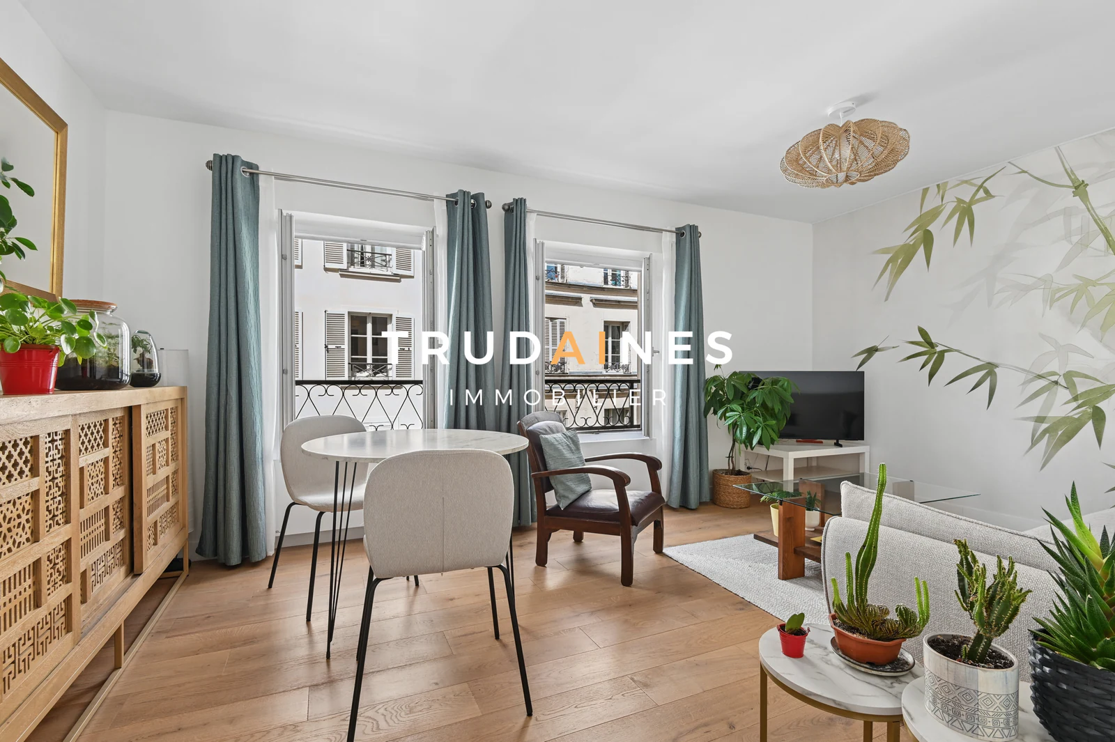 Appartement 3 pièces 64 m² rénové, Batignolles