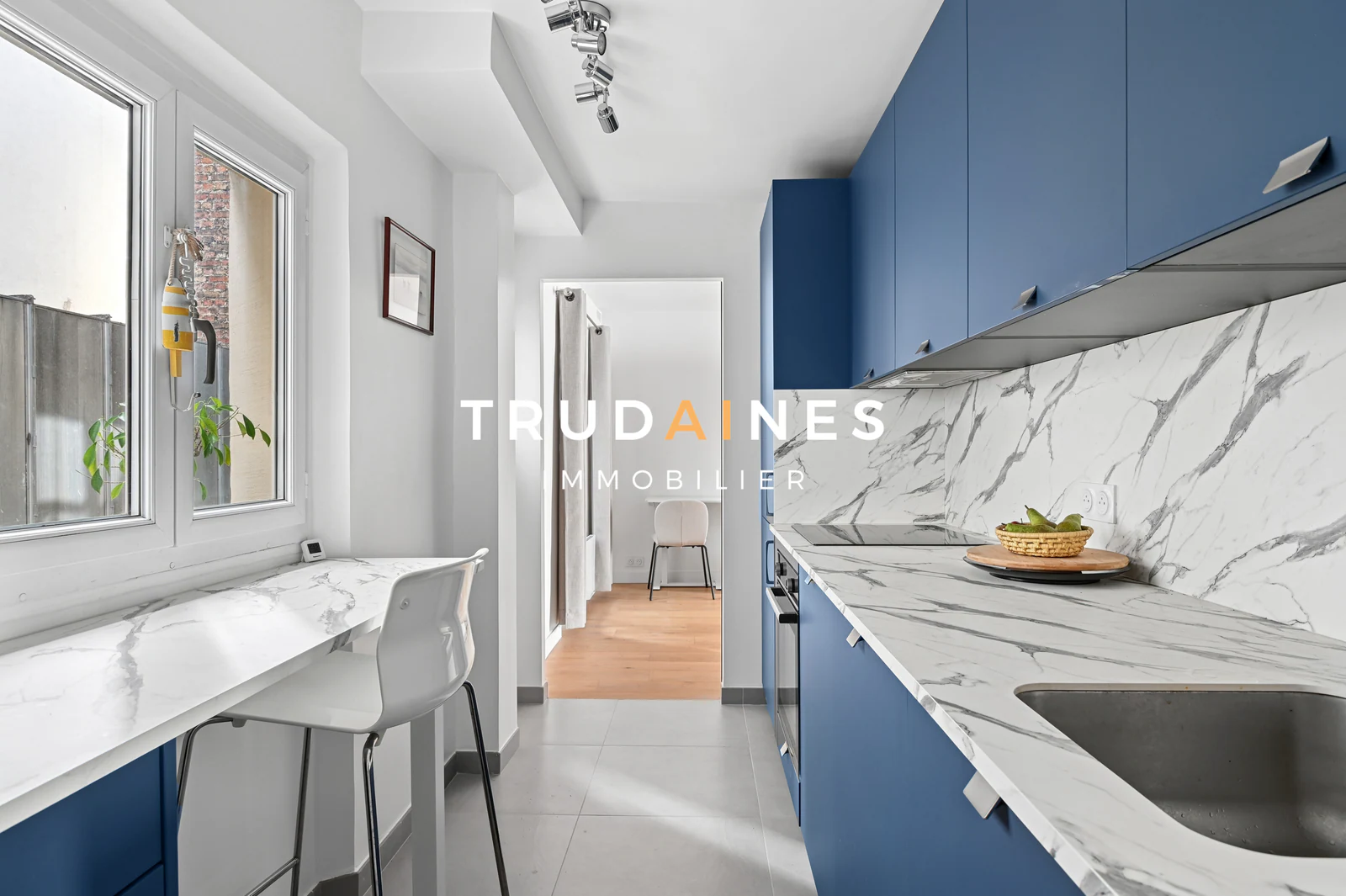 Appartement 3 pièces 64 m² rénové, Batignolles