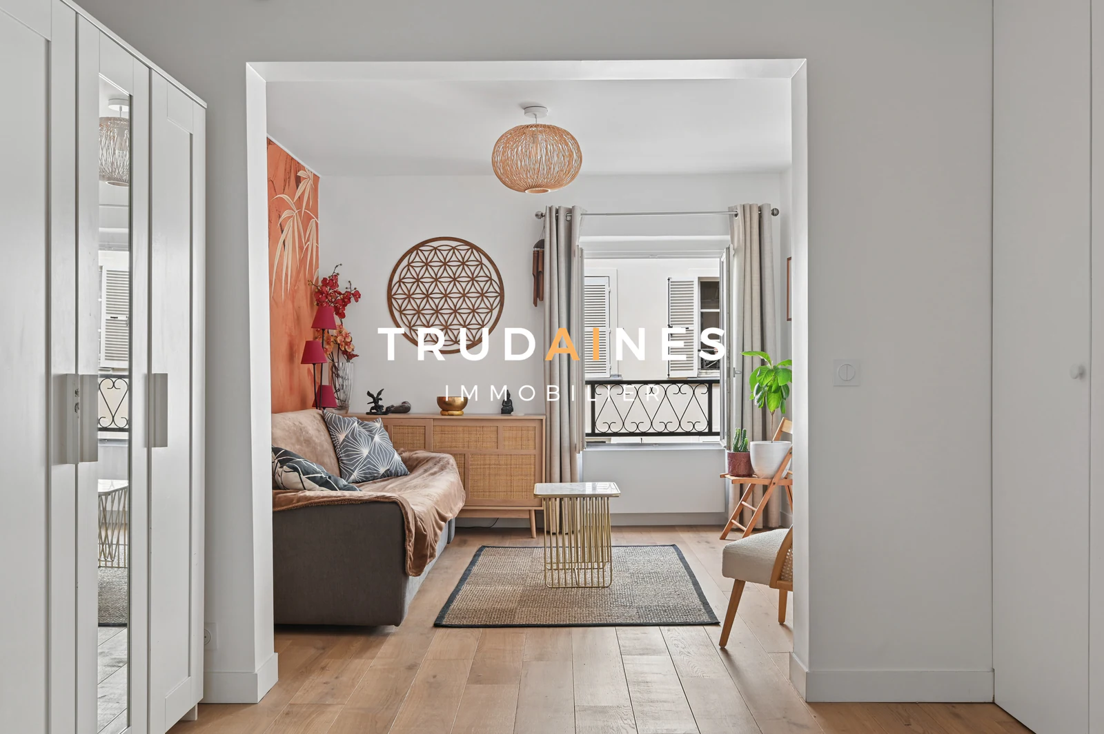 Appartement 3 pièces 64 m² rénové, Batignolles