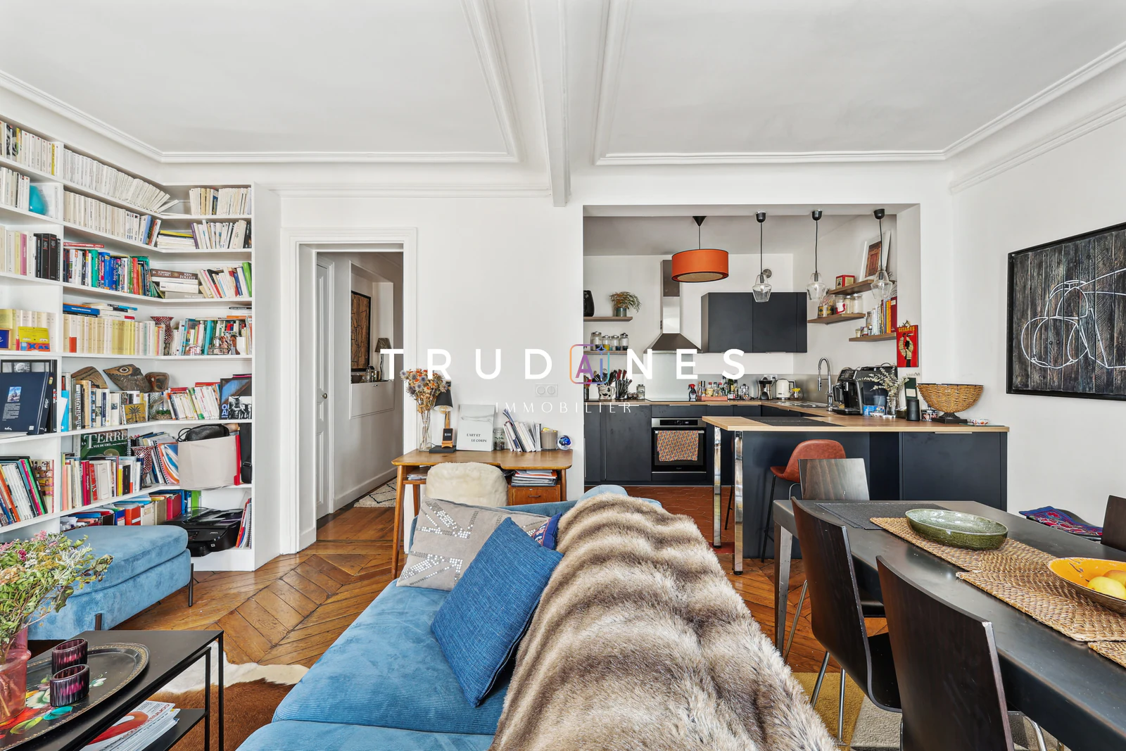Appartement 3 pièces 68 m² orienté sud, secteur Trudaine