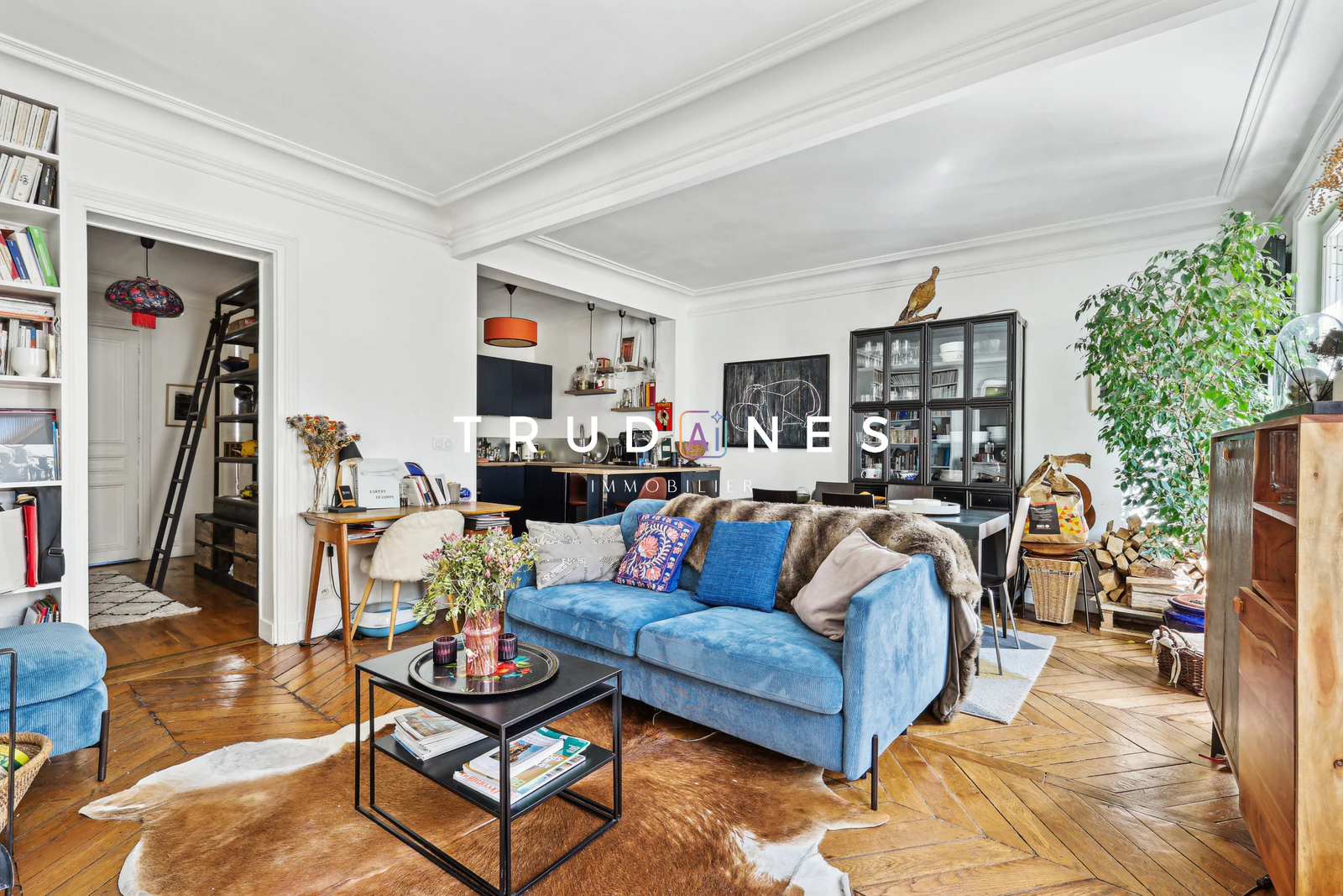 Appartement 3 pièces 68 m² orienté sud, secteur Trudaine