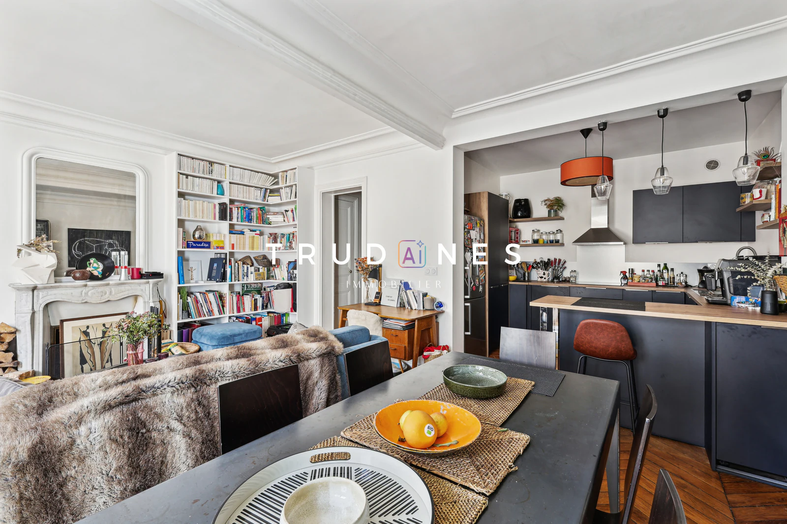 Appartement 3 pièces 68 m² orienté sud, secteur Trudaine