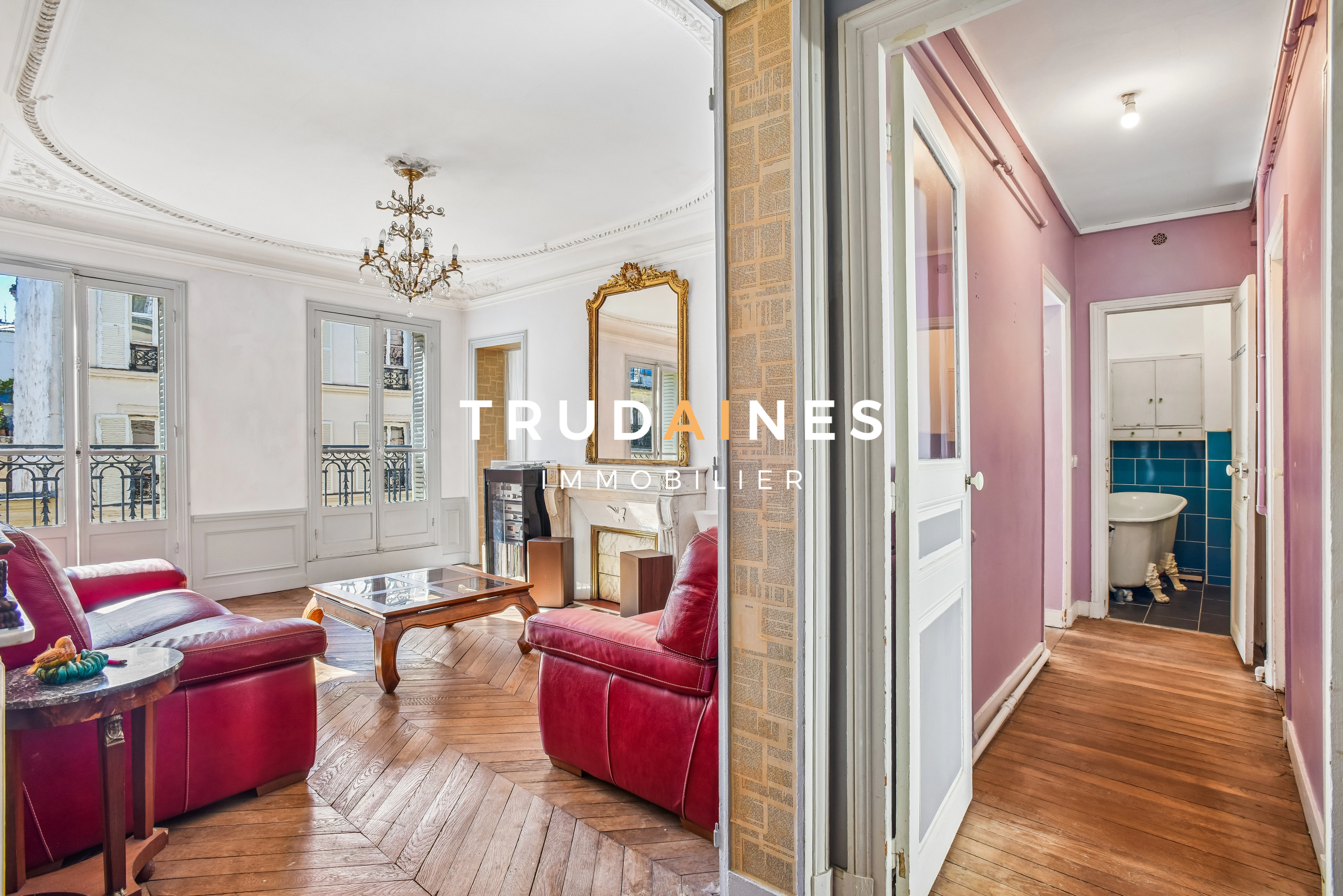 Appartement 4 pièces 89 m² haussmannien, Trudaine Condorcet
