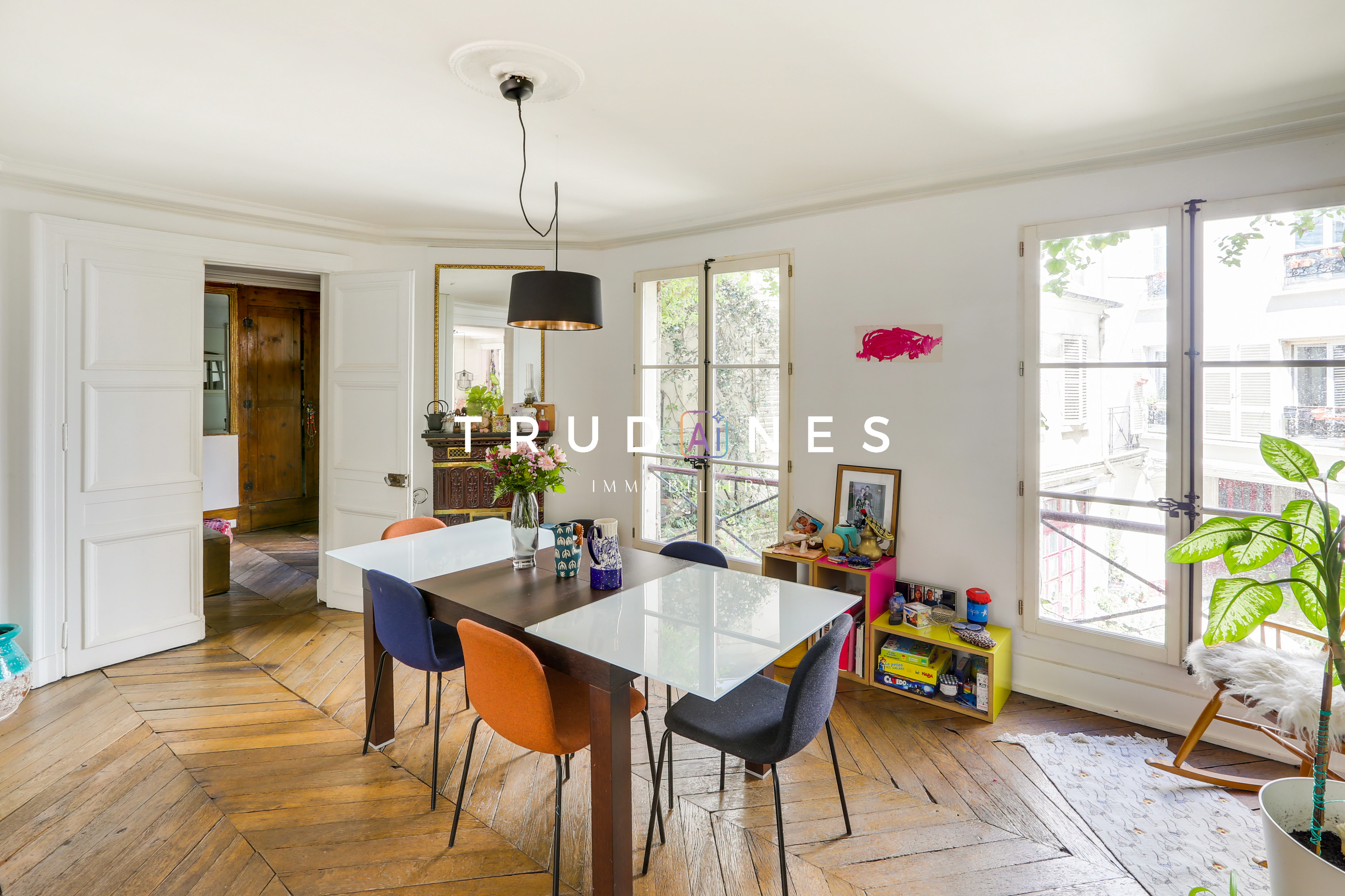Appartement familial 6 pièces 158 m², Montholon Paradis